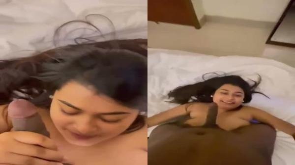 বিয়ে করার আগে এক দেশি তরুণী তার প্রেমিককে শেষবারের মতো ব্লোজব দিচ্ছে